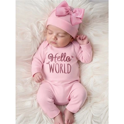 Hello World Coming Home Outfit